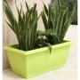 Pot Riviera Vert Citron Plastique Rectangulaire 80 x 40 cm