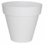 Pot Riviera Blanc Plastique Carré Ø 50 cm