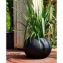 Maceta Riviera Negro Plástico Redondo Bola Ø 50 cm