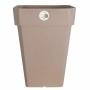 Pot Riviera Taupe Plastique Carré 39 x 39 x 45 cm 49 x 49 x 45 cm