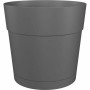 Pot Artevasi Blanc Anthracite Plastique Rond Moderne Ø 50 cm