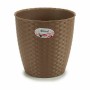 Cache-pot Stefanplast Marron Plastique 24 x 22,5 x 24 cm (6 Unités)