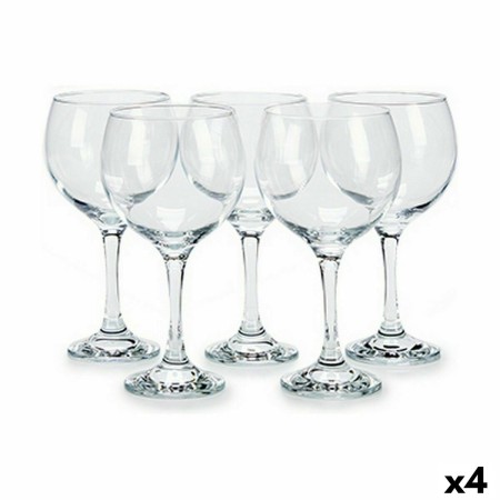 Set de Verres Bistro Burgundy Transparent verre 630 ml (4 Unités)