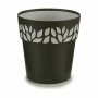 Pot auto-arrosant Stefanplast Cloe Anthracite Plastique 19 x 19 x 19 cm (12 Unités)