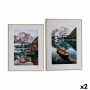 Lienzo Paisaje 61,3 x 81,5 x 3 cm (2 Unidades)