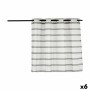 Cortina Rayas Gris 140 x 0,1 x 260 cm (6 Unidades)