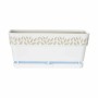 Jardinière auto-arrosante Stefanplast Cloe Blanc Plastique 13,3 x 12,3 x 29,3 cm (12 Unités)