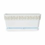 Jardinière auto-arrosante Stefanplast Gaia Blanc Plastique 13,3 x 12,3 x 29,3 cm (12 Unités)