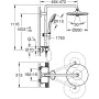 Colonne de douche Grohe VITALIO SYSTEM 260