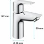 Grifo Monomando Grohe Start Edge Metal