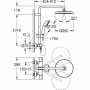 Columna de Ducha Grohe Vitalio Start 250