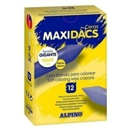 Crayons gras de couleur Alpino Maxidacs Argenté