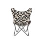 Sillón DKD Home Decor Crema Marrón oscuro Hierro 70 x 70 x 90 cm