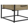 Table de Nuit DKD Home Decor Noir Naturel Métal Bois MDF 45 x 45 x 58 cm