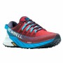 Zapatillas Deportivas Merrell Agility Peak 4 Montaña Azul Rojo Hombre