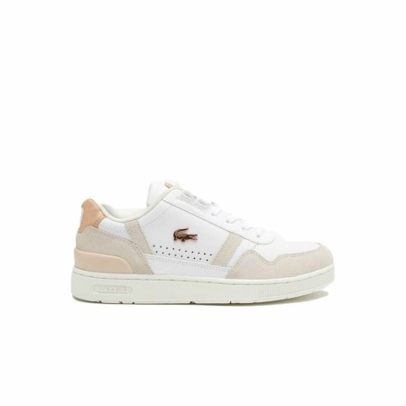 Baskets Casual pour Femme Lacoste T-Clip Synthetic Blanc