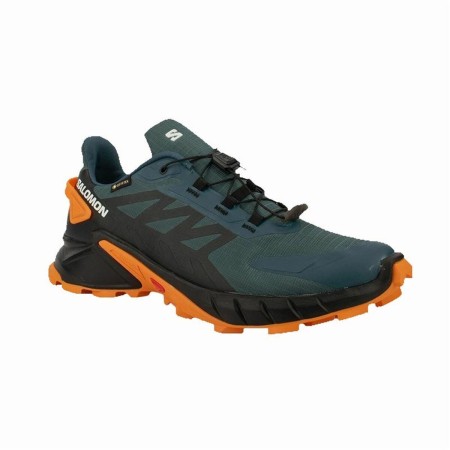 Zapatillas Deportivas Salomon Supercross 4 Montaña GORE-TEX Gris oscuro Naranja Hombre