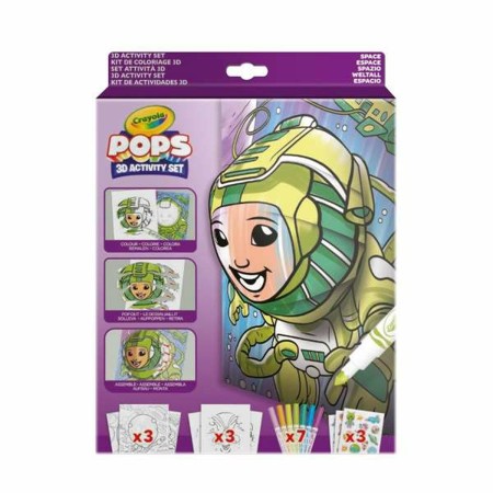 Juego de Manualidades Crayola 3D Color Pops Nave Espacial