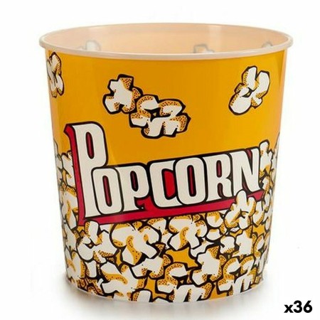 Récipient pour servir les popcorns polypropylène 5 L 21,5 x 20 x 21,5 cm (36 Unités)
