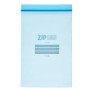 Ensemble de sacs alimentaires réutilisables ziplock 17 x 25 cm Bleu Polyéthylène (20 Unités)