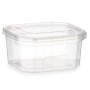 Boîte à repas rectangulaire avec couvercle Transparent polypropylène 370 ml 10,7 x 5,5 x 11,7 cm (24 Unités)