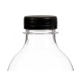 Bouteille Noir Transparent Plastique 1 L 8,3 x 23 x 8,3 cm (12 Unités)