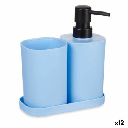 Ensemble de Bain Bleu Noir polypropylène (12 Unités)