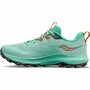 Chaussures de Running pour Adultes Saucony Peregrine 13 Vert Femme