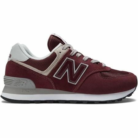 Zapatillas Casual de Mujer New Balance 574v3 Rojo Oscuro