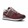 Zapatillas Casual de Mujer New Balance 574v3 Rojo Oscuro