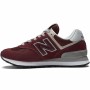 Zapatillas Casual de Mujer New Balance 574v3 Rojo Oscuro