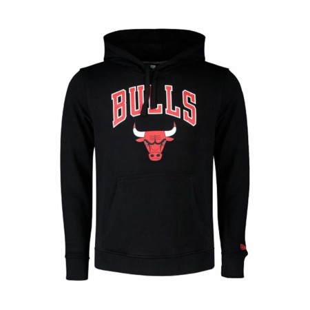 Sudadera con Capucha Hombre New Era NBA Chicago Bulls Negro