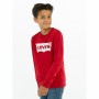 Sudadera sin Capucha Niño Levi's Batwing Crewneck Rojo