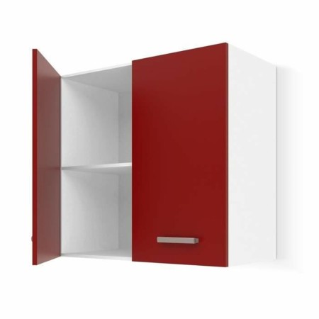 Armoire Marron Rouge PVC Plastique Mélamine 60 x 31 x 55 cm