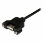 Cable USB USB M Startech USBPNLAFAM1 Negro 30 cm