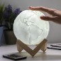 Lampe LED Rechargeable Planète Terre Worldy InnovaGoods V0103265 Blanc Multicouleur Plastique (Reconditionné A)