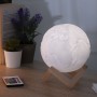 Lampe LED Rechargeable Planète Terre Worldy InnovaGoods V0103265 Blanc Multicouleur Plastique (Reconditionné A)