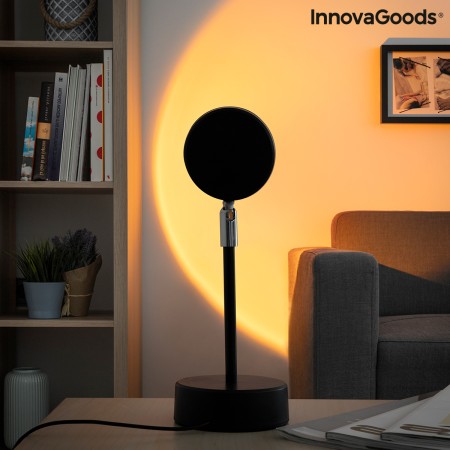 Lampe Projecteur Coucher de Soleil Sulam InnovaGoods Part_B09HQYTBZ2 Noir 5 W (1 Unités) (Reconditionné B)