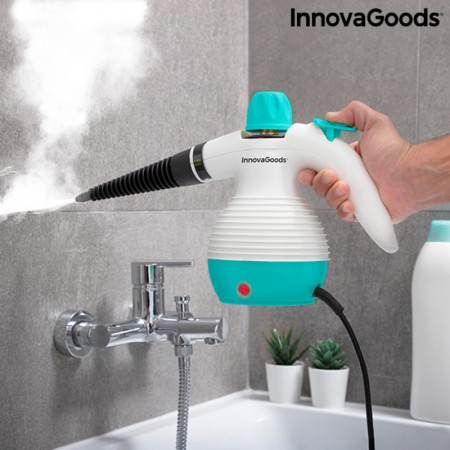 Vaporeta de Mano Multiusos con Accesorios 9 en 1 Steany InnovaGoods 0,35 L 3 Bar 1000W 1000 W (Reacondicionado D)