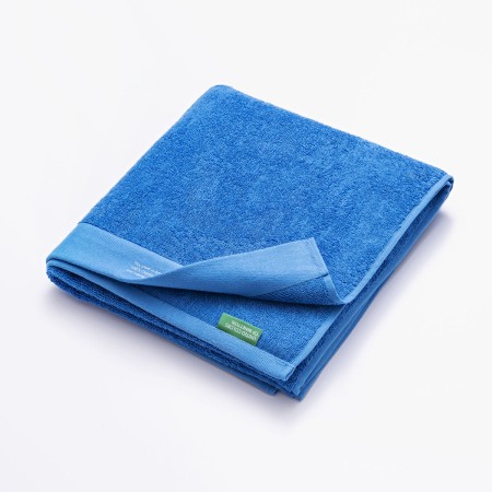 Serviette de toilette Benetton ORGÁNIC BE Bleu 70 x 140 cm