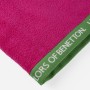 Serviette de plage Benetton BE NO VELOUR 90 x 160 cm Fuchsia 100 % coton