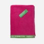 Serviette de plage Benetton BE NO VELOUR 90 x 160 cm Fuchsia 100 % coton