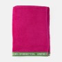 Serviette de plage Benetton BE NO VELOUR 90 x 160 cm Fuchsia 100 % coton