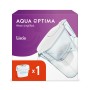 Carafe Filtrante Aqua Optima Liscia Blanc 2,5 L