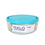 Panier-repas rond avec couvercle Halo Frige 1,47 L ø 18,5 x 7,5 cm