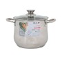 Casserole avec couvercle en verre Reslar  4 L Acier 19,5 x 15,3 cm