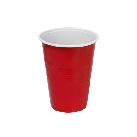 Set de vasos reutilizables Algon Rojo 25 Unidades 250 ml