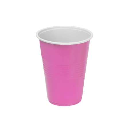 Set de vasos reutilizables Algon Rosa 25 Unidades 250 ml