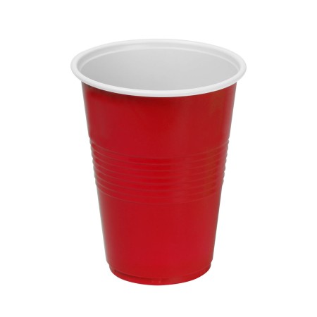 Set de vasos reutilizables Algon Rojo 10 Unidades 450 ml