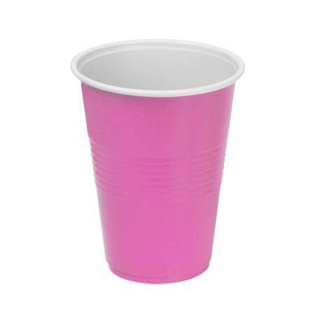Set de vasos reutilizables Algon Rosa 10 Unidades 450 ml